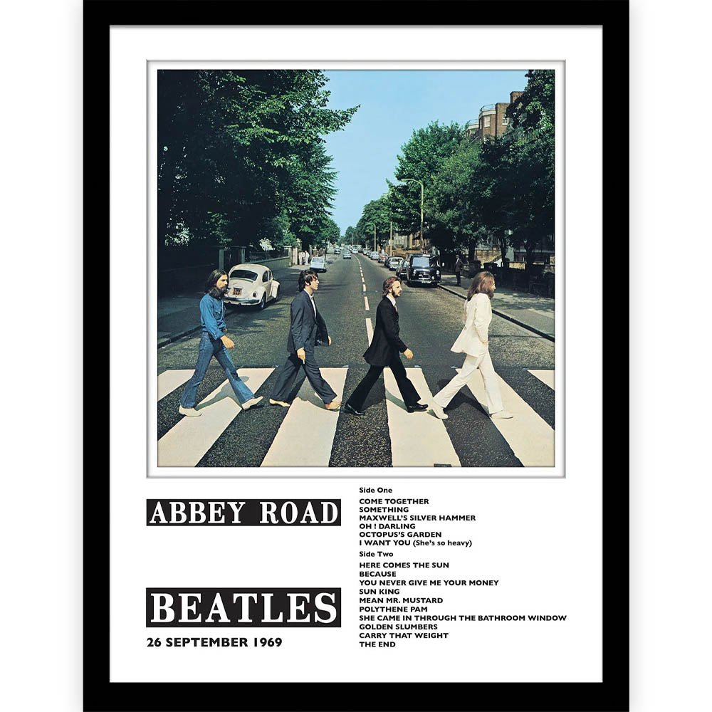 THE BEATLES ビートルズ (結成 65周年 ) - Abbey Road / インテリア額 - PGS
